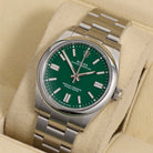 Rolex Oyster Perpetual 41 134300, Mint Green Dial, Oystersteel, Full Set, 2026 | Shop Authentique Lux