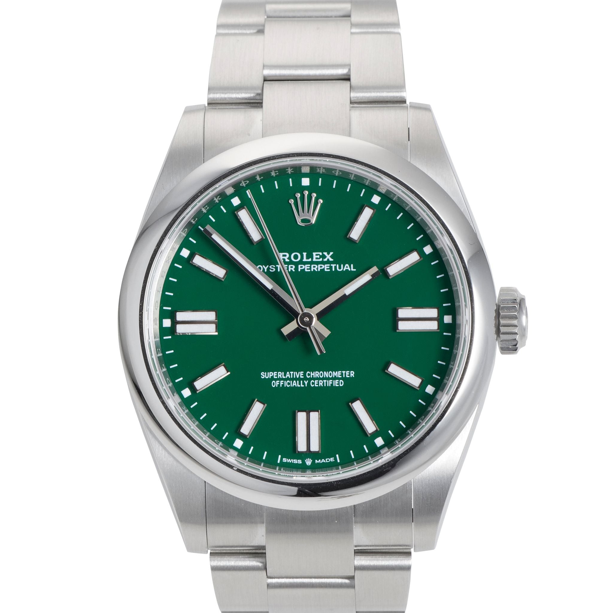 Rolex Oyster Perpetual 41 134300, Mint Green Dial, Oystersteel, Full Set, 2026 | Shop Authentique Lux