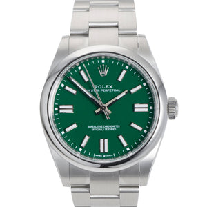 Rolex Oyster Perpetual 41 134300, Mint Green Dial, Oystersteel, Full Set, 2026