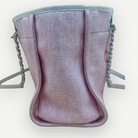 Chanel Deauville Large Shopping Tote Pink Tweed Canvas Silver Hardware | Shop Authentique Lux