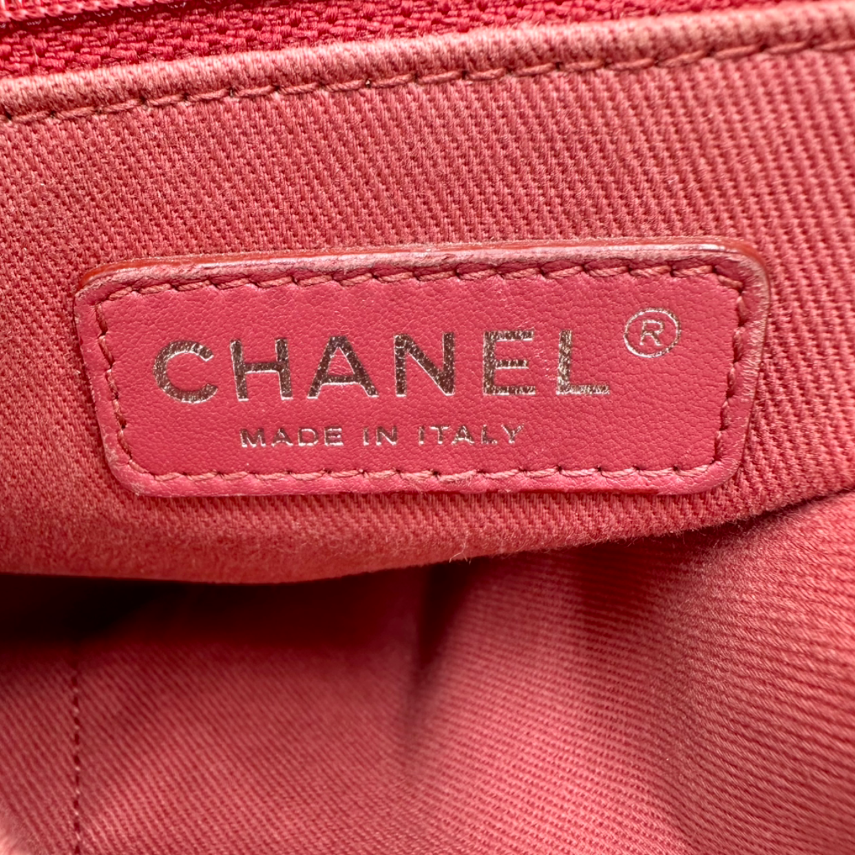 Chanel Deauville Large Shopping Tote Pink Tweed Canvas Silver Hardware | Shop Authentique Lux