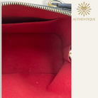 Inside of Louis Vuitton Damier Ebene Alma BB | Shop Authentique Lux