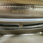 Chanel Boy Chevron Quilted Metallic Gold Leather Continental Wallet | Shop Authentique Lux