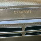 Chanel Boy Chevron Quilted Metallic Gold Leather Continental Wallet | Shop Authentique Lux