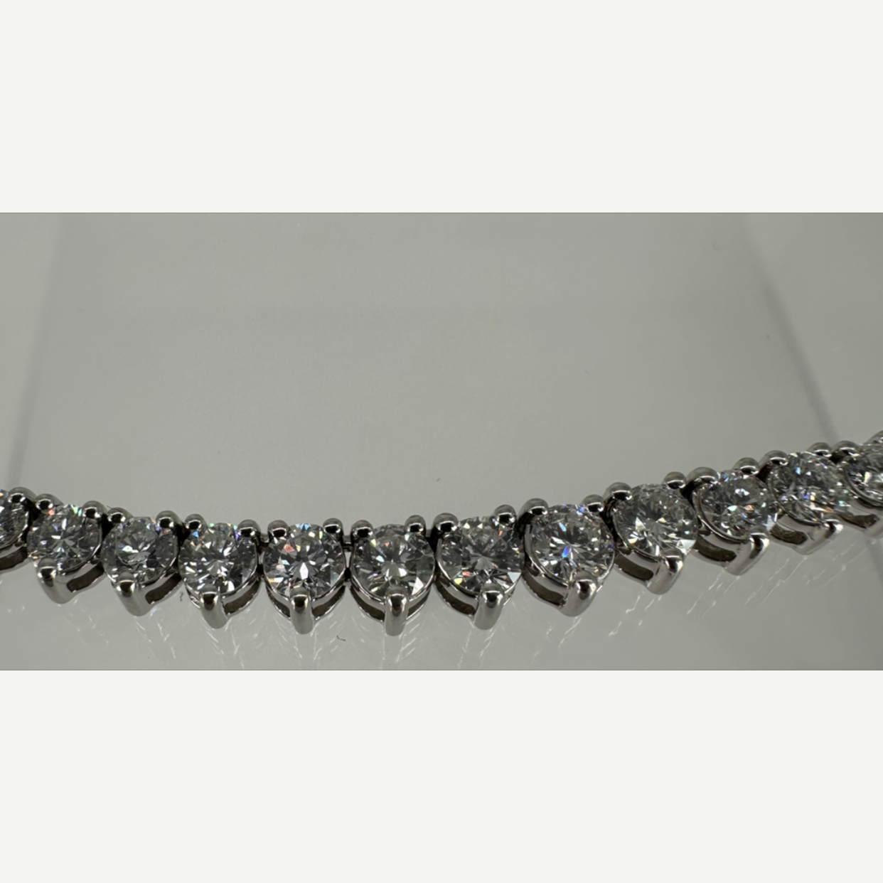 Helzberg Diamond Riviera Tennis Necklace, 10K White Gold, 6.0 CTW | Shop Authentique Lux
