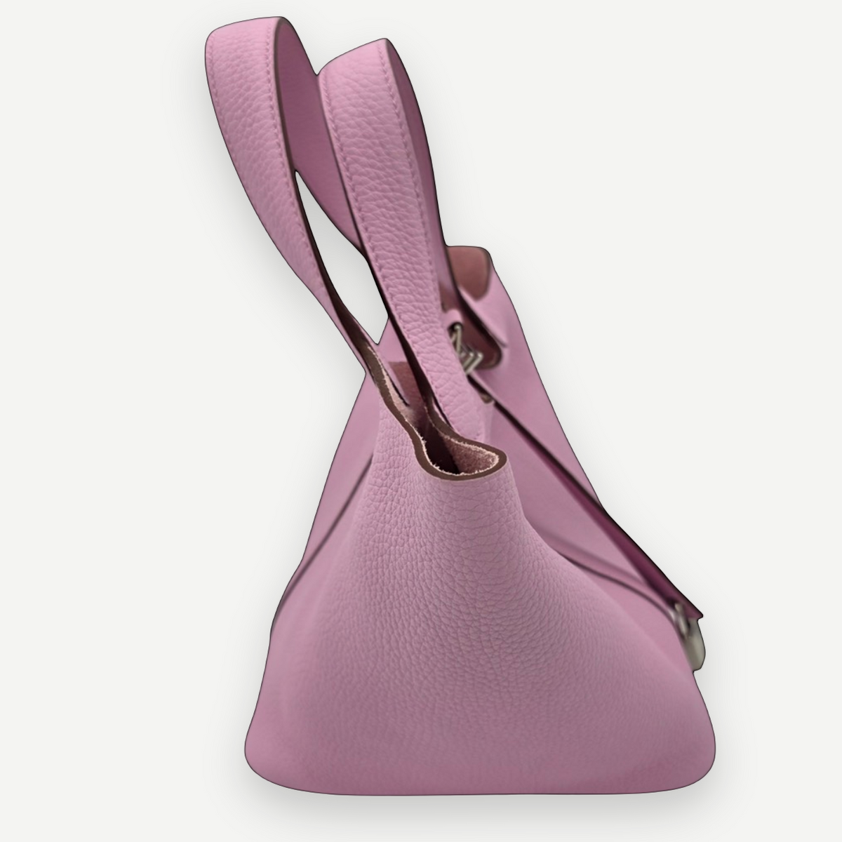 Hermès Mauve Sylvestre Clemence Picotin Lock 18 PM, Palladium Hardware, Full Set, U Stamp, 2022 | Shop Authentique Lux