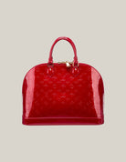 Louis Vuitton Vernis Patent Leather Alma GM - Authentique Luxury | 100% Authentic Louis Vuitton Bag