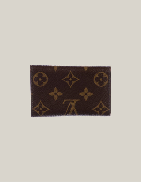 Louis Vuitton Monogram Coated Canvas 6 key Pouch - Authentique Luxury | 100% Authentic Louis Vuitton Bag