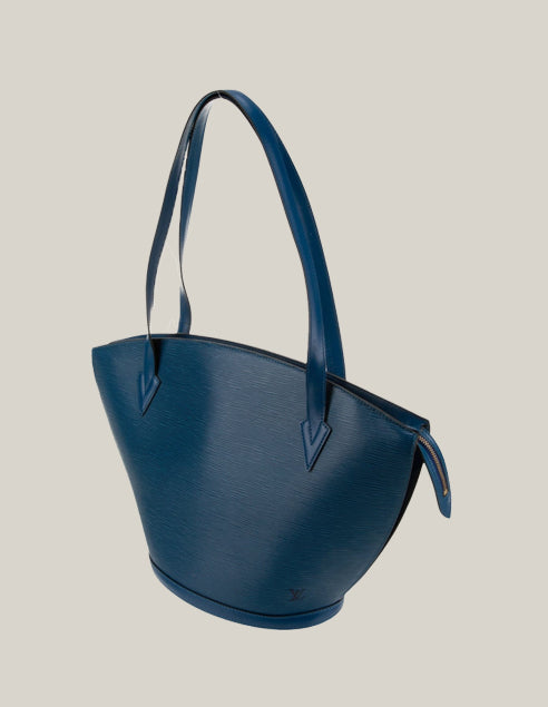 Louis Vuitton Epi Leather Saint Jacques GM, blue - Authentique Luxury | 100% Authentic Louis Vuitton Bag
