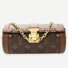 LOUIS VUITTON Papillon Trunk Monogram canvas front with gold-tone chain | Shop Authentique Lux