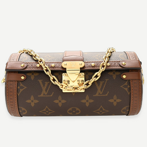 LOUIS VUITTON Papillon Trunk, Monogram Canvas, Gold-Tone Hardware, Microchip Version