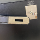 Hermès Kelly 28 Sellier, Noir Box Leather, PHW, Full Set, 2000 | Shop Authentique Lux