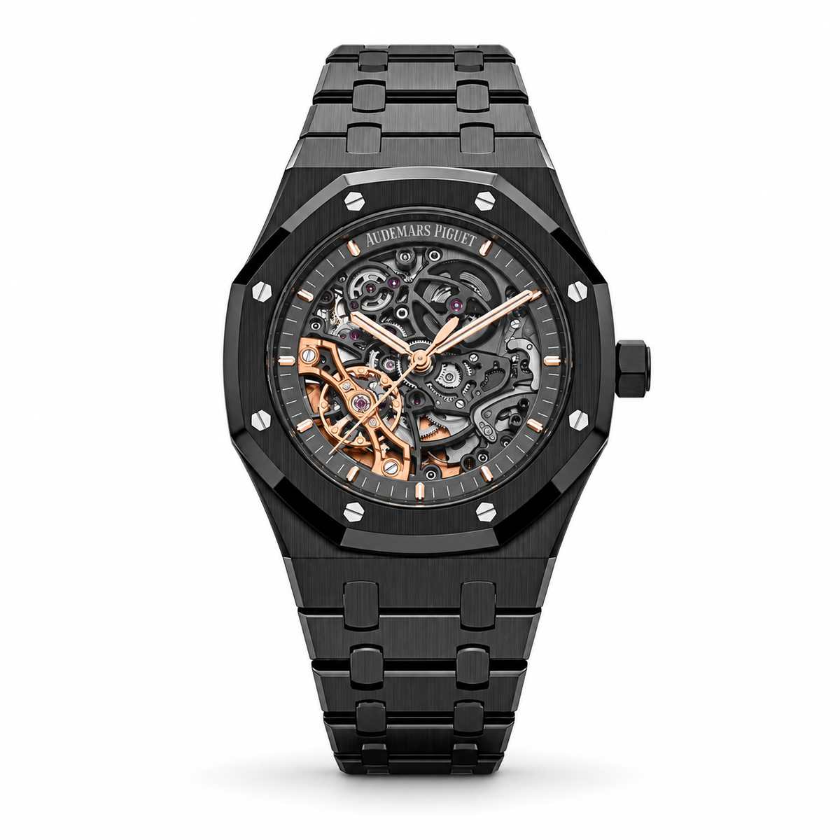 Audemars Piguet Royal Oak Double Balance Wheel Openworked 15416CE.OO.1225CE.01, Black Ceramic, Full Set | Shop Authentique Lux