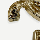 Chanel Classic Interlocking CC Brooch, Crystal & Faux Pearl, Gold-Tone | Shop Authentique Lux