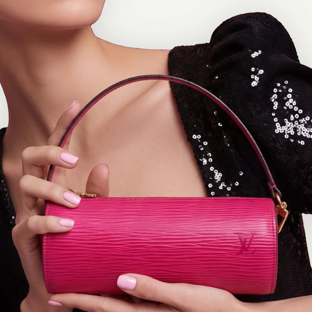 Louis Vuitton Papillon Pochette, Red Epi Leather, 2005 | Shop Authentique Lux