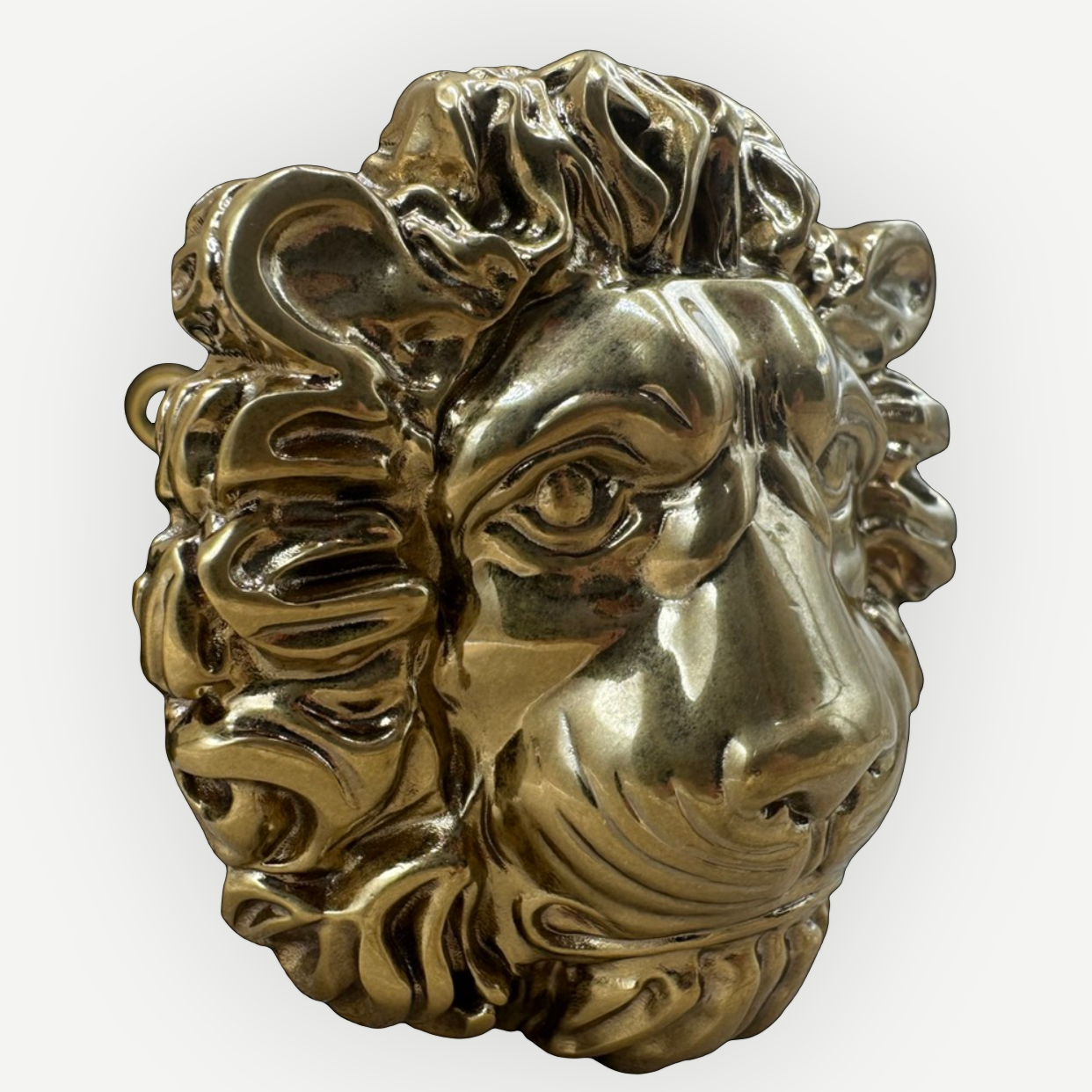 Gucci Lion Head Belt, Black Leather, Gold Hardware | Shop Authentique Lux