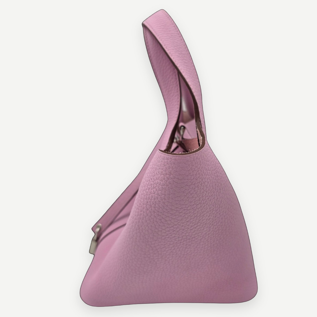 Hermès Mauve Sylvestre Clemence Picotin Lock 18 PM, Palladium Hardware, Full Set, U Stamp, 2022 | Shop Authentique Lux