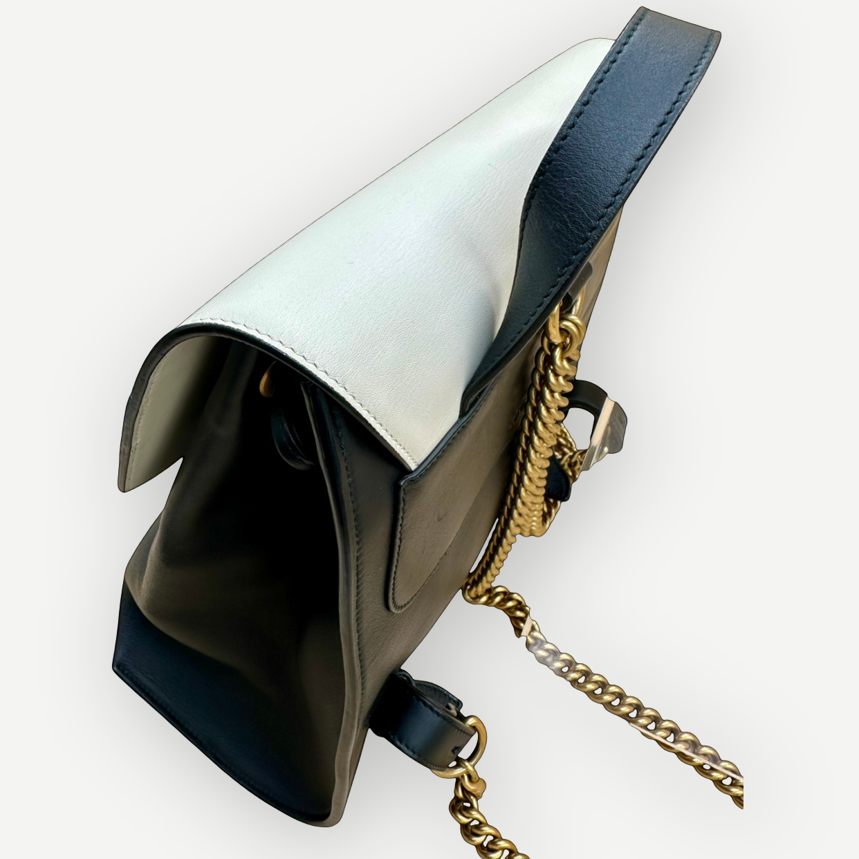 Gucci Malin Medium Studded Backpack, Black Leather, Gold Hardware | Shop Authentique Lux