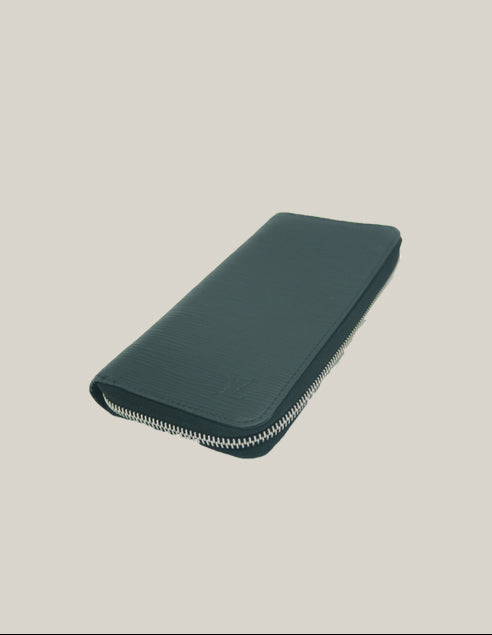 Louis Vuitton Green Epi Zippy Organizer Wallet - Authentique Luxury | 100% Authentic Louis Vuitton Bag