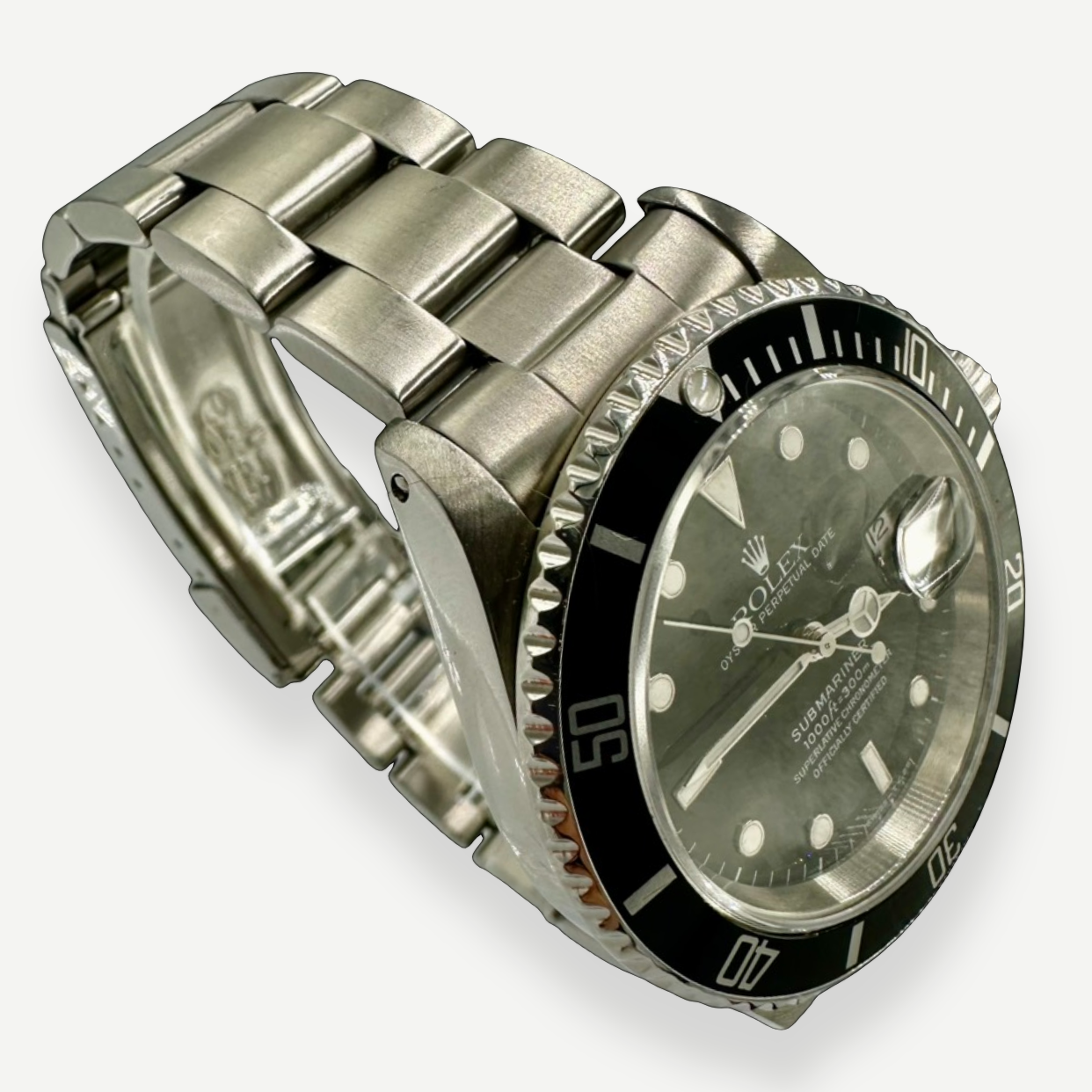Rolex Submariner Date 16610 Black Tritium Dial Circa 1998 | Shop Authentique Lux