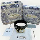 CHRISTIAN DIOR Oblique Jacquard Reversible Belt with CD Buckle, Full Set