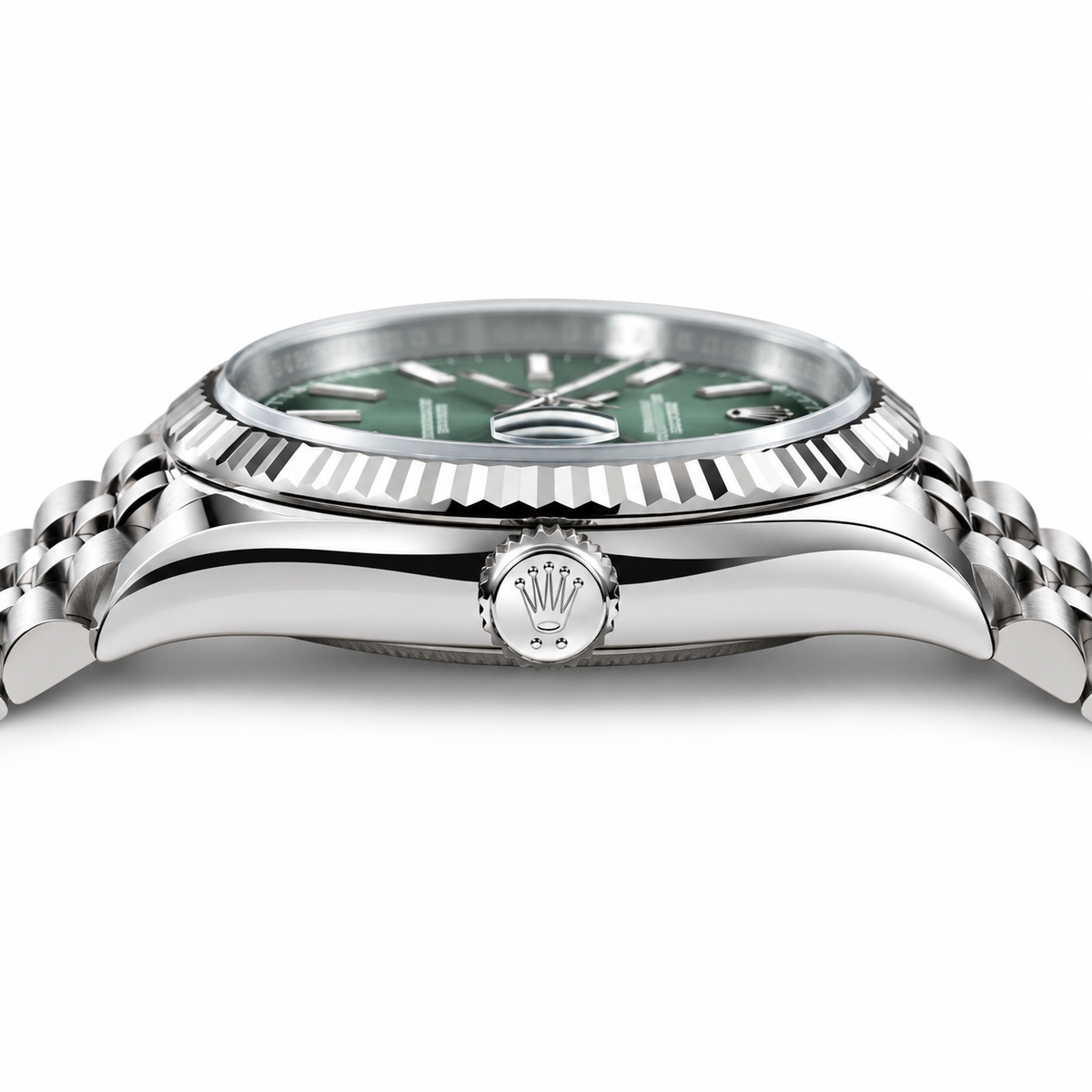 Rolex Datejust 36 126234, Green Dial, 18K White Gold Bezel, Full Set, 2025 | Shop Authentique Lux