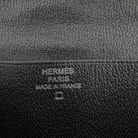Hermès Béarn Long Wallet Alligator Leather in Noir with Aftermarket Natural Diamond H Clasp, X Stamp, 2021 | Shop Authentique Lux