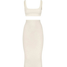 FENDI x SKIMS ivory bralette and skirt, plain reverse | Shop Authentique Lux