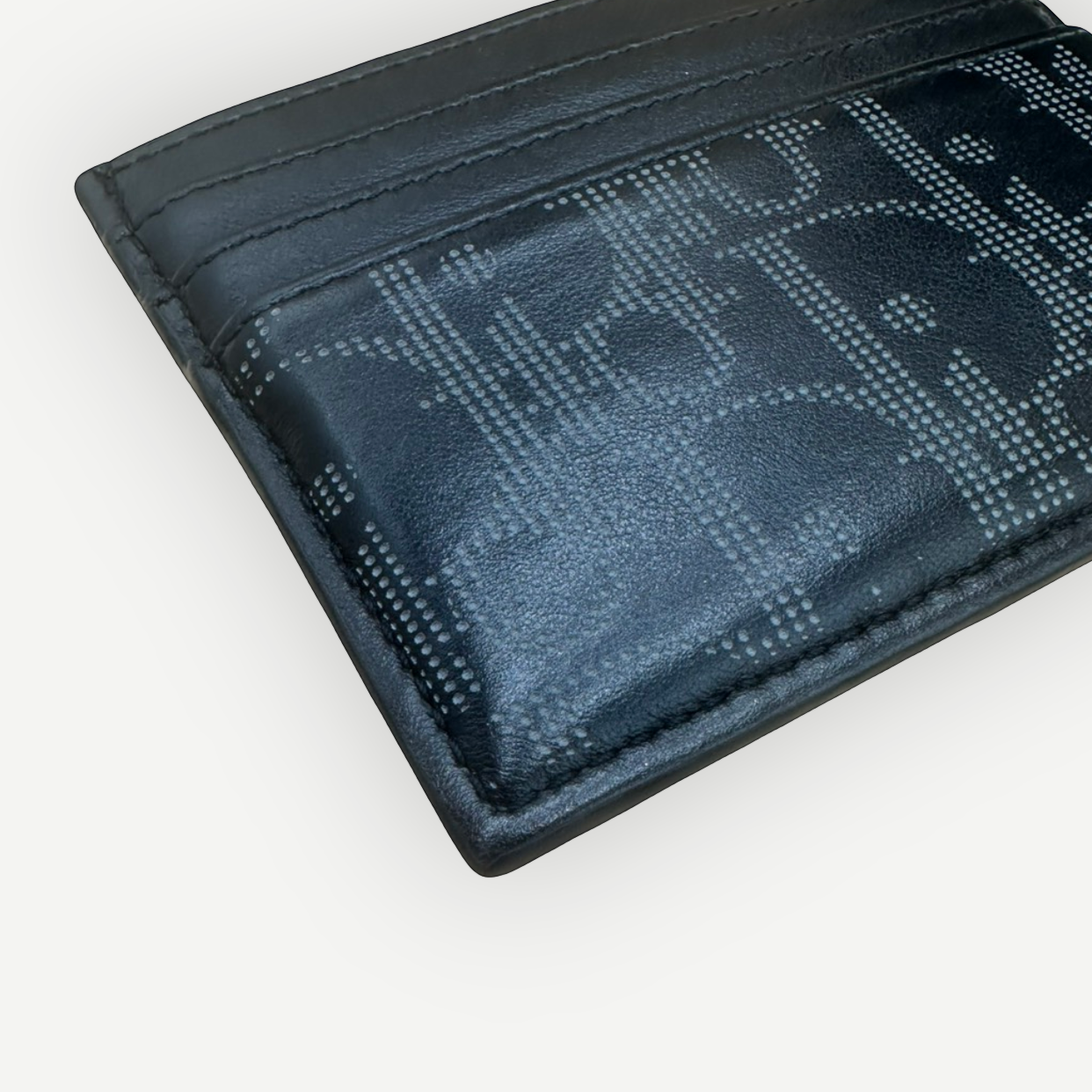 Christian Dior Oblique Jacquard Black Card Holder, Full Set | Shop Authentique Lux