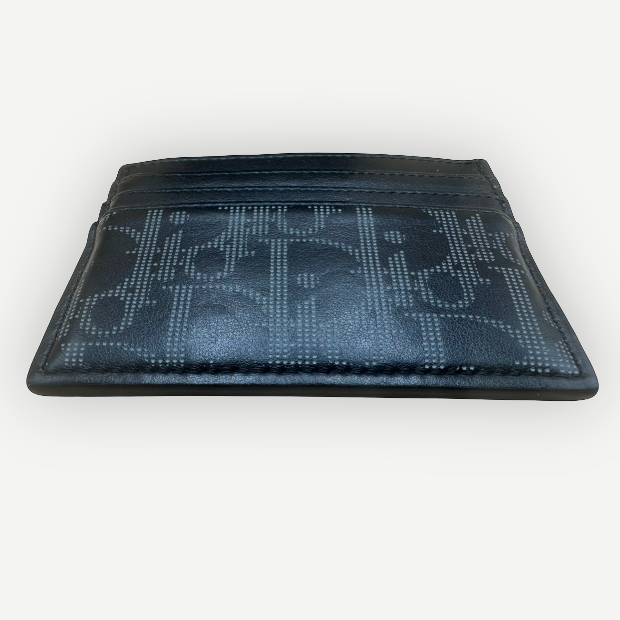 Christian Dior Oblique Jacquard Black Card Holder, Full Set | Shop Authentique Lux