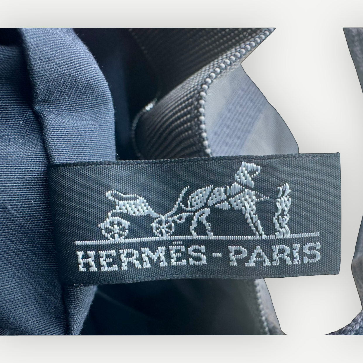 Hermès Herline Cabas MM Canvas Tote Bag, Gray | Shop Authentique Lux