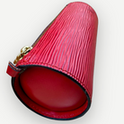 Louis Vuitton Papillon Pochette, Red Epi Leather, 2005 | Shop Authentique Lux