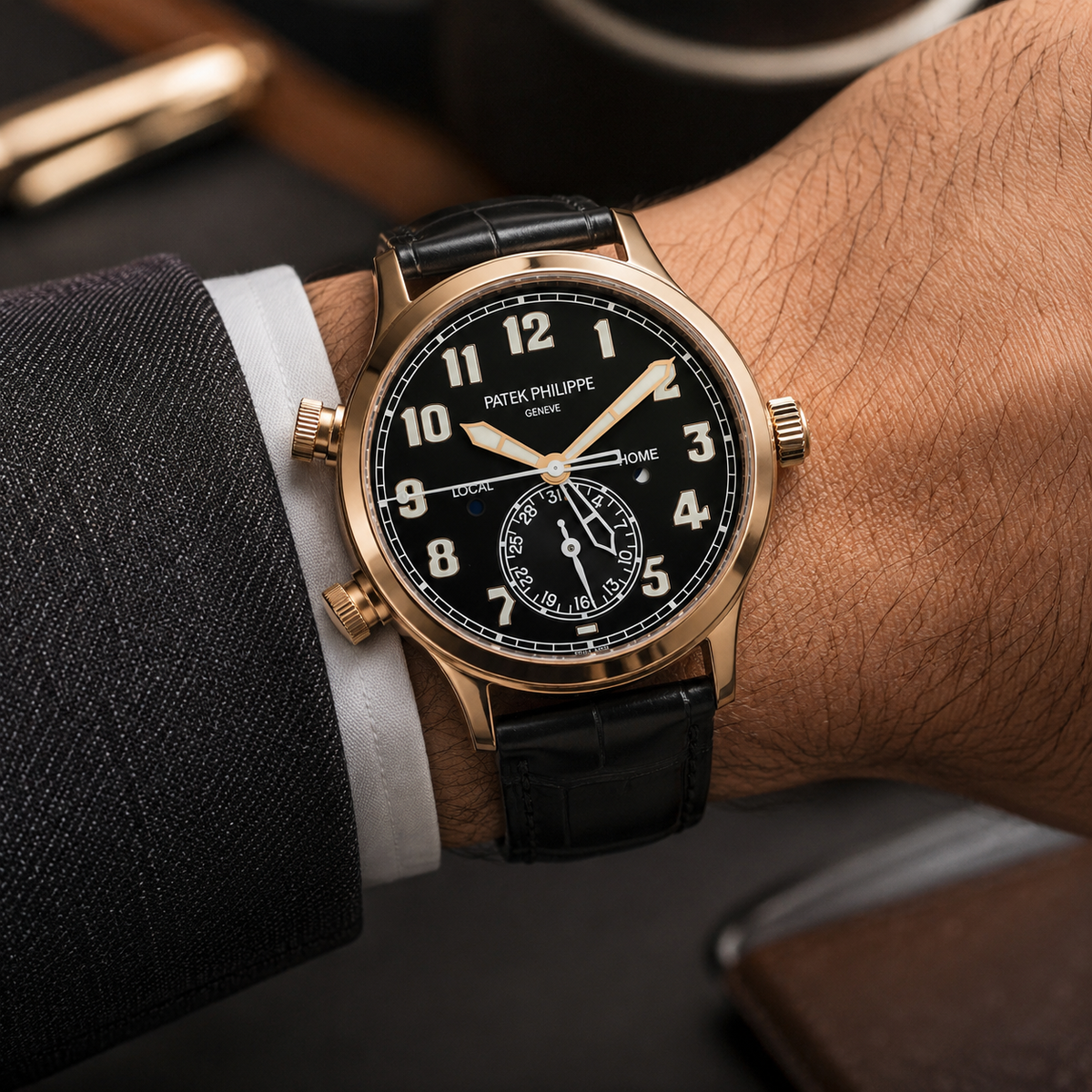 Patek Philippe Pilot Time Travel 5524R-001 | Shop Authentique Lux
