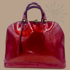 Louis Vuitton Vernis Patent Leather Alma GM - Authentique Luxury | 100% Authentic Louis Vuitton Bag