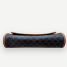 Celine Vintage Macadam Cylinder Cosmetic Pouch, Macadam Canvas & Leather | Shop Authentique Lux