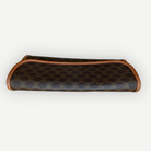 Celine Vintage Macadam Cylinder Cosmetic Pouch, Macadam Canvas & Leather | Shop Authentique Lux