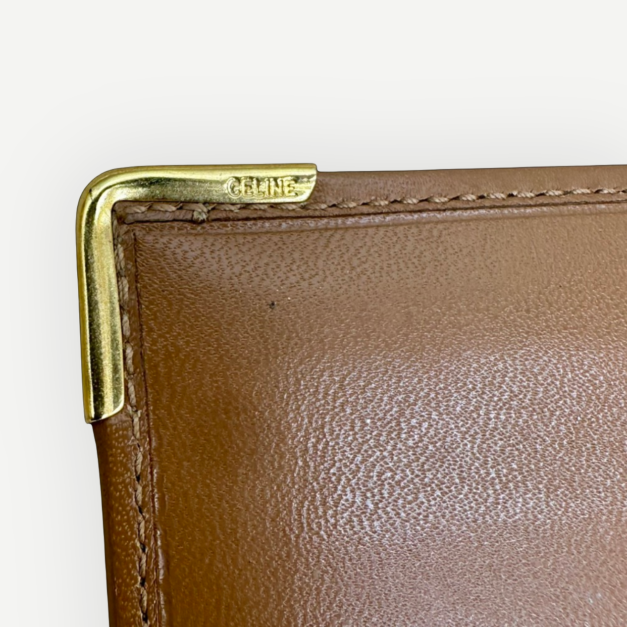 Celine Vintage Macadam Corner Bi-Fold Wallet, Macadam Canvas & Leather | Shop Authentique Lux