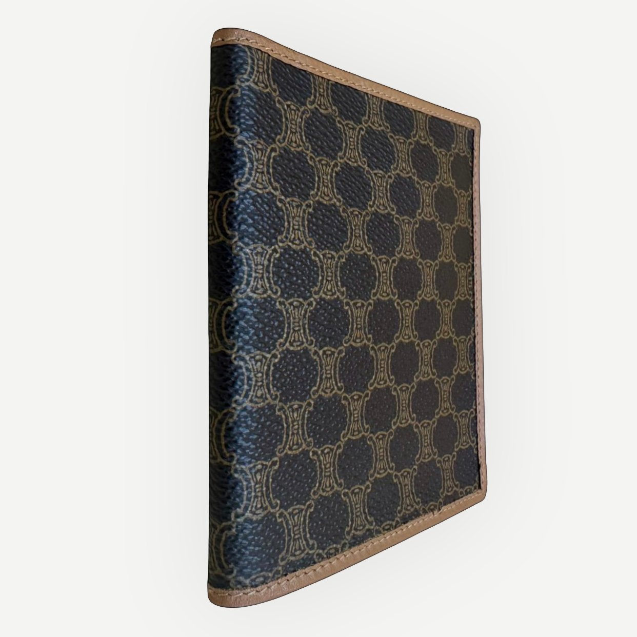 Celine Vintage Macadam Corner Bi-Fold Wallet, Macadam Canvas & Leather | Shop Authentique Lux