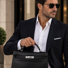 Hermès Kelly 28 Sellier, Noir Box Leather, PHW, Full Set, 2000 | Shop Authentique Lux