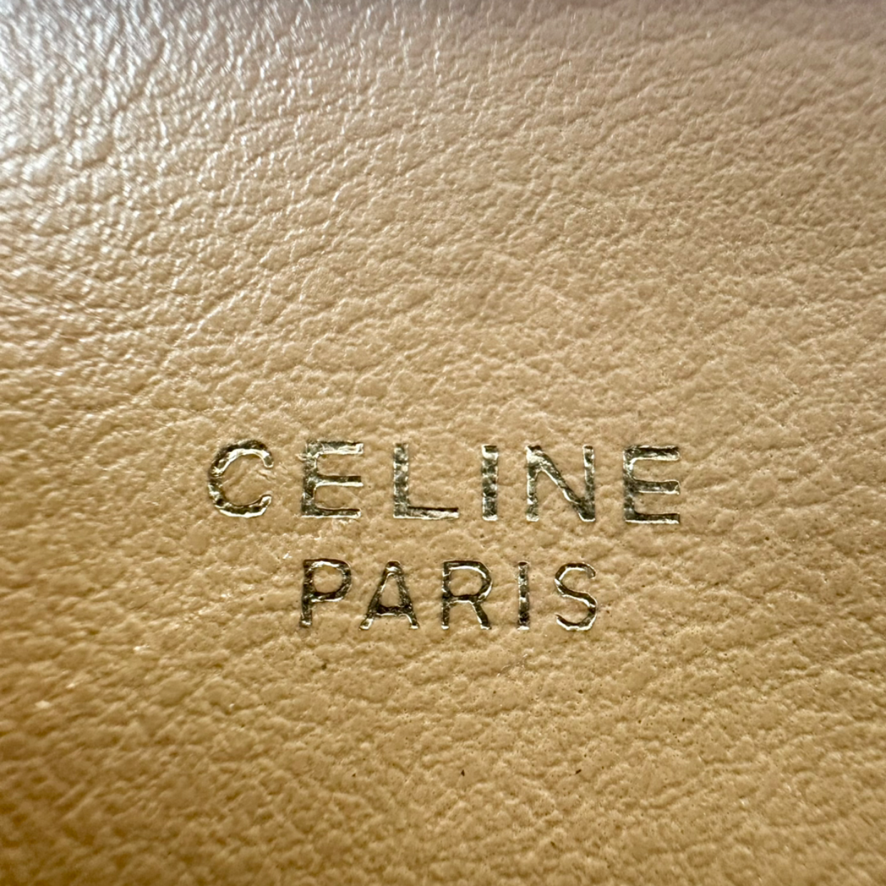 Celine Vintage Classic Zippered Clutch, Macadam Canvas & Leather | Shop Authentique Lux