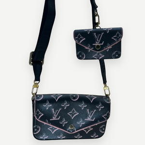 LOUIS VUITTON Felicie Strap & Go, Limited Edition, Monogram Canvas, Full Set