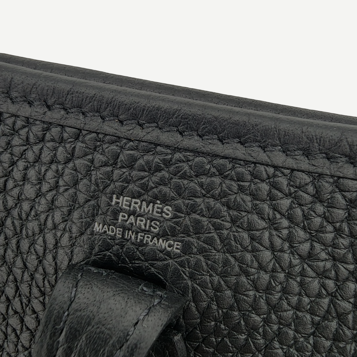 Hermès Evelyne 16 TPM in Noir Clemence Leather, Palladium Hardware, Full Set, G Stamp, 2026 | Shop Authentique Lux