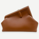 Fendi Zucca FF Canvas Crossbody Bag, Brown Leather Trim, Small | Shop Authentique Lux