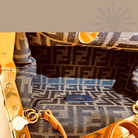 Fendi Small Zucca FF Crossbody Bag Caramello Leather | New w/ Tags I Authentique Lux