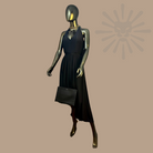 Saint Laurent black leather document pouch silver zipper I Authentique Luxury I 100% authentic YSL