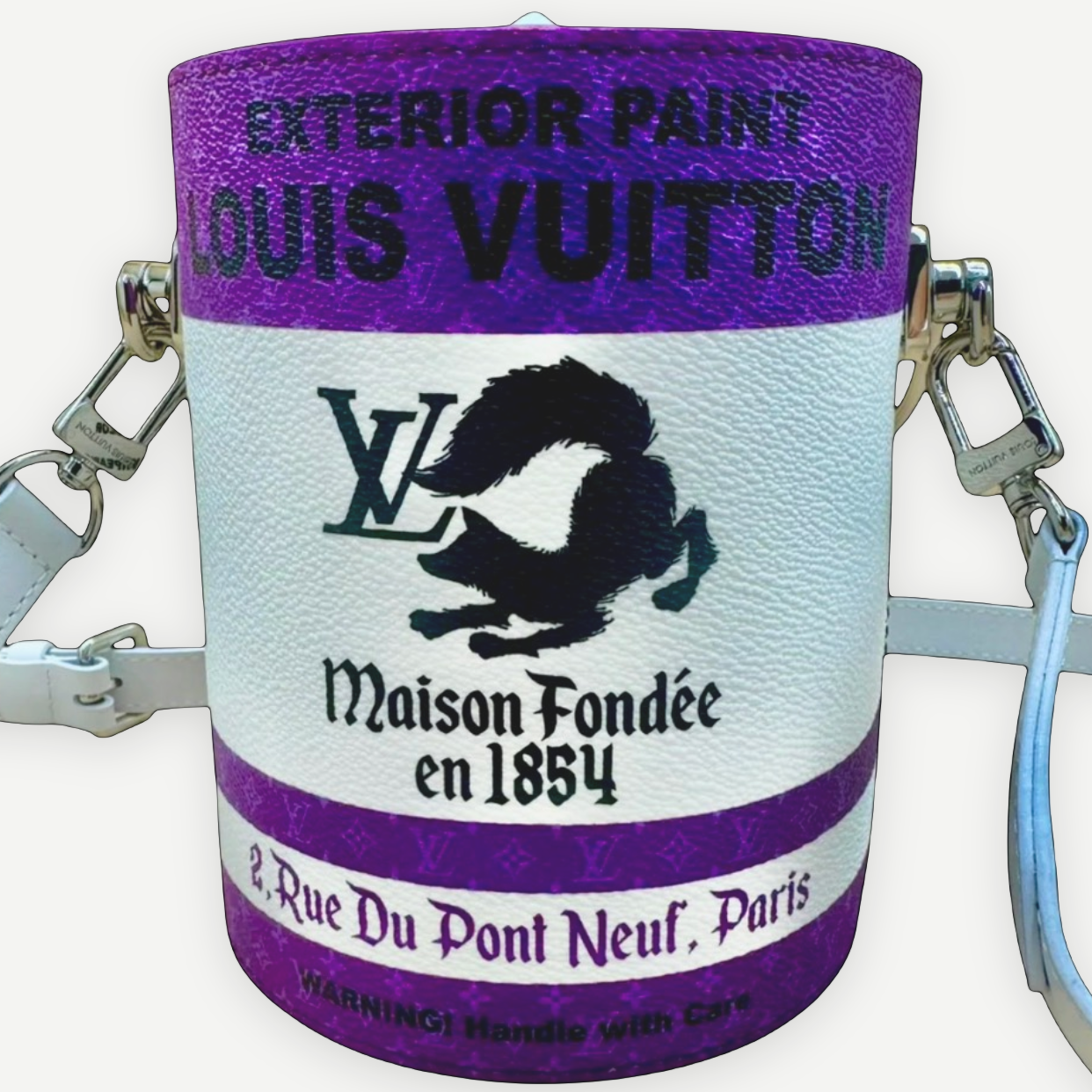 Louis Vuitton 2022 Paint Can Bag Purple | Shop Authentique Lux