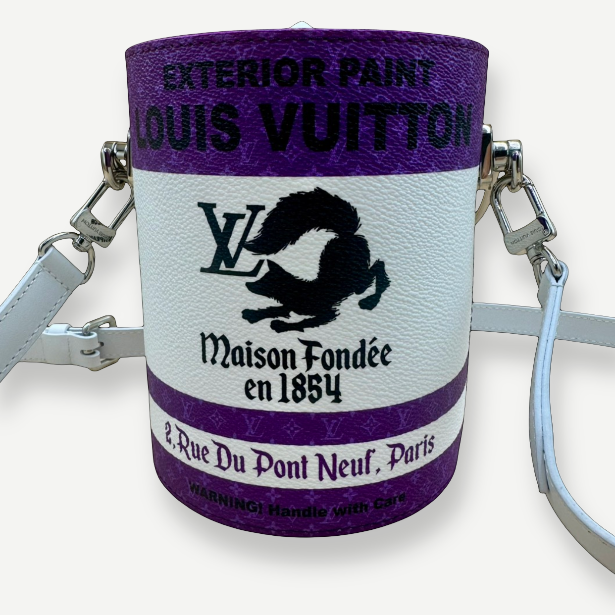 Louis Vuitton 2022 Paint Can Bag Purple | Shop Authentique Lux
