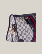 Vintage Gucci GG Supreme Boston Bag monogram canvas hardening authentic I Authentique Luxury