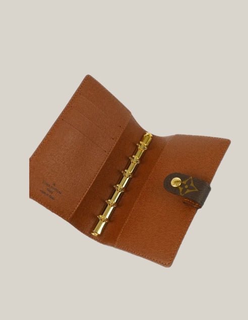 Louis Vuitton Monogram Small Ring Agenda - Authentique Luxury | 100% Authentic Louis Vuitton Bag