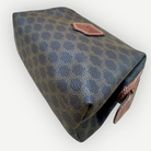 Celine Vintage Macadam Vanity Cosmetic Pouch, Macadam Canvas & Leather | Shop Authentique Lux